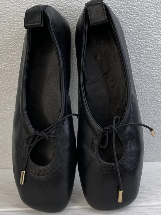 ALOHAS Shoes - Alohas Rosalind Ballet Flats Womens Size US9-9.5 EU40 Black Leather Casual Shoes